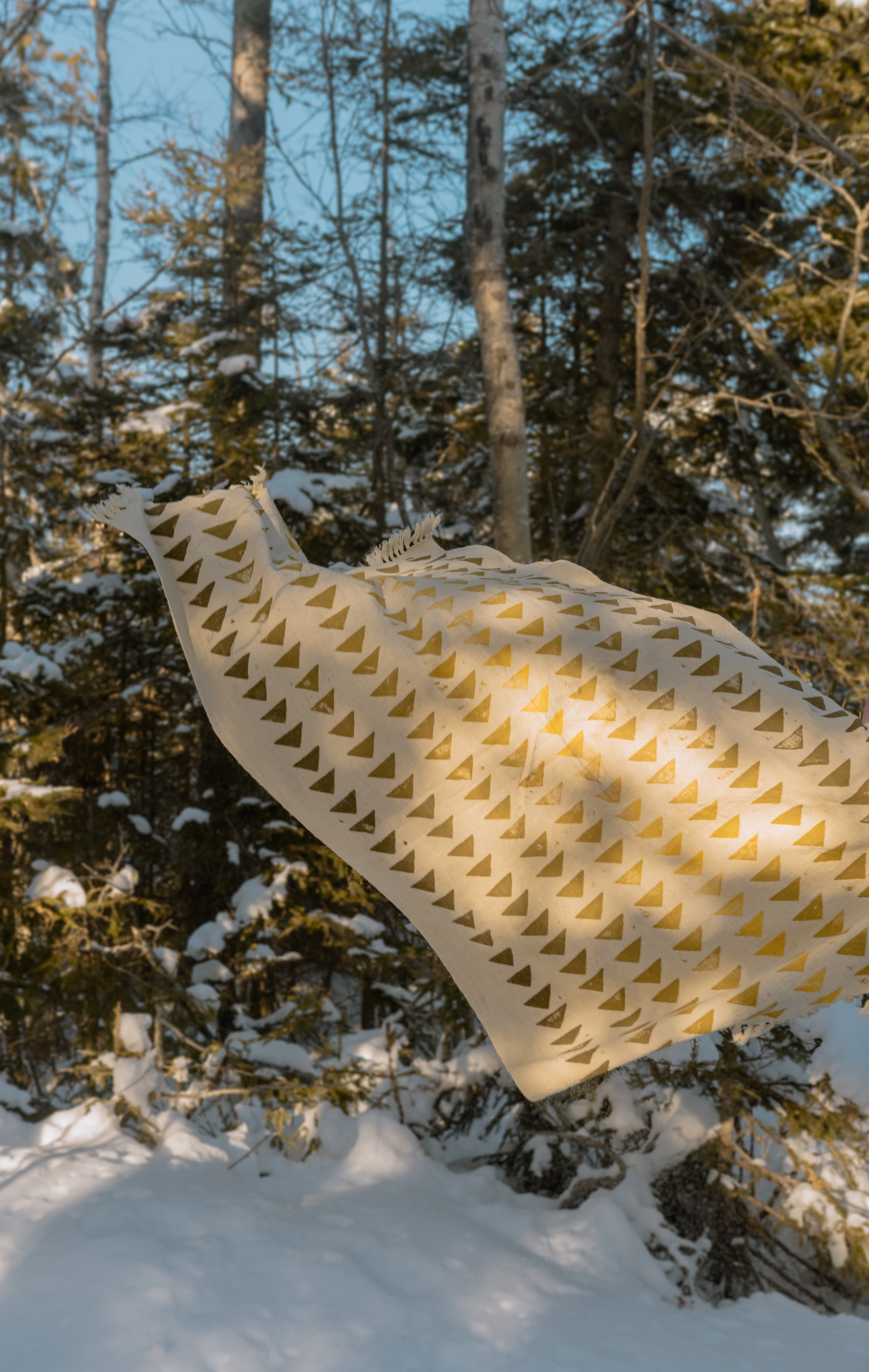 Jeté de coton – Verge d'or