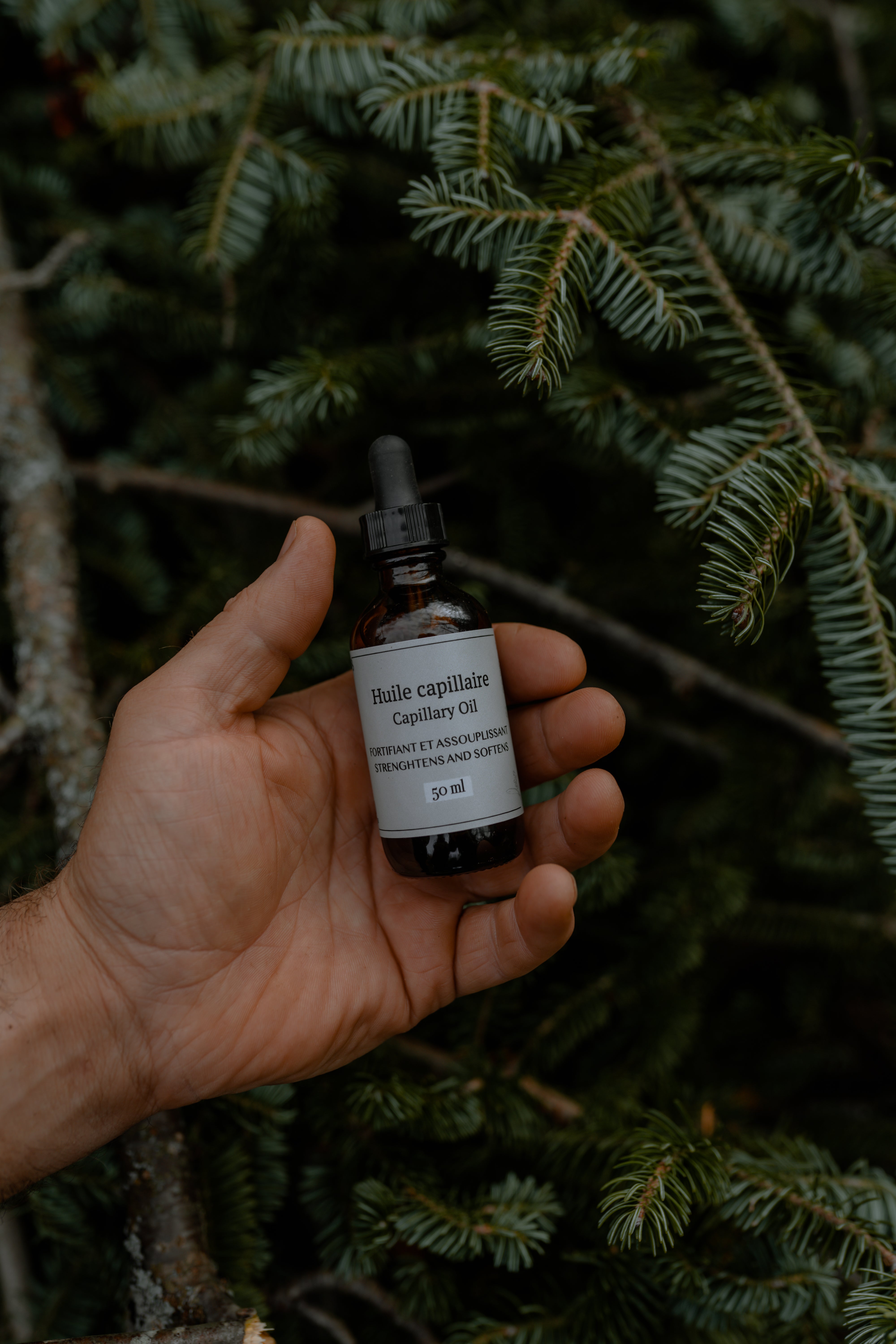 Huile capillaire