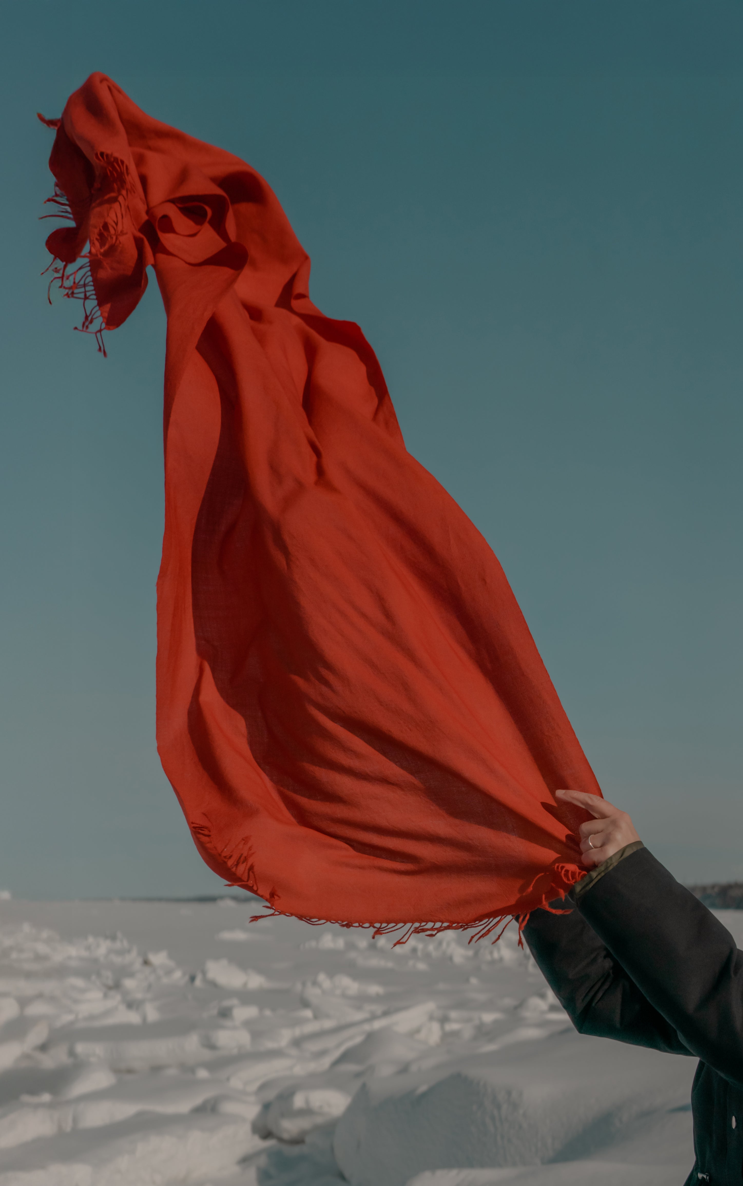 Foulard de mérinos – Garance