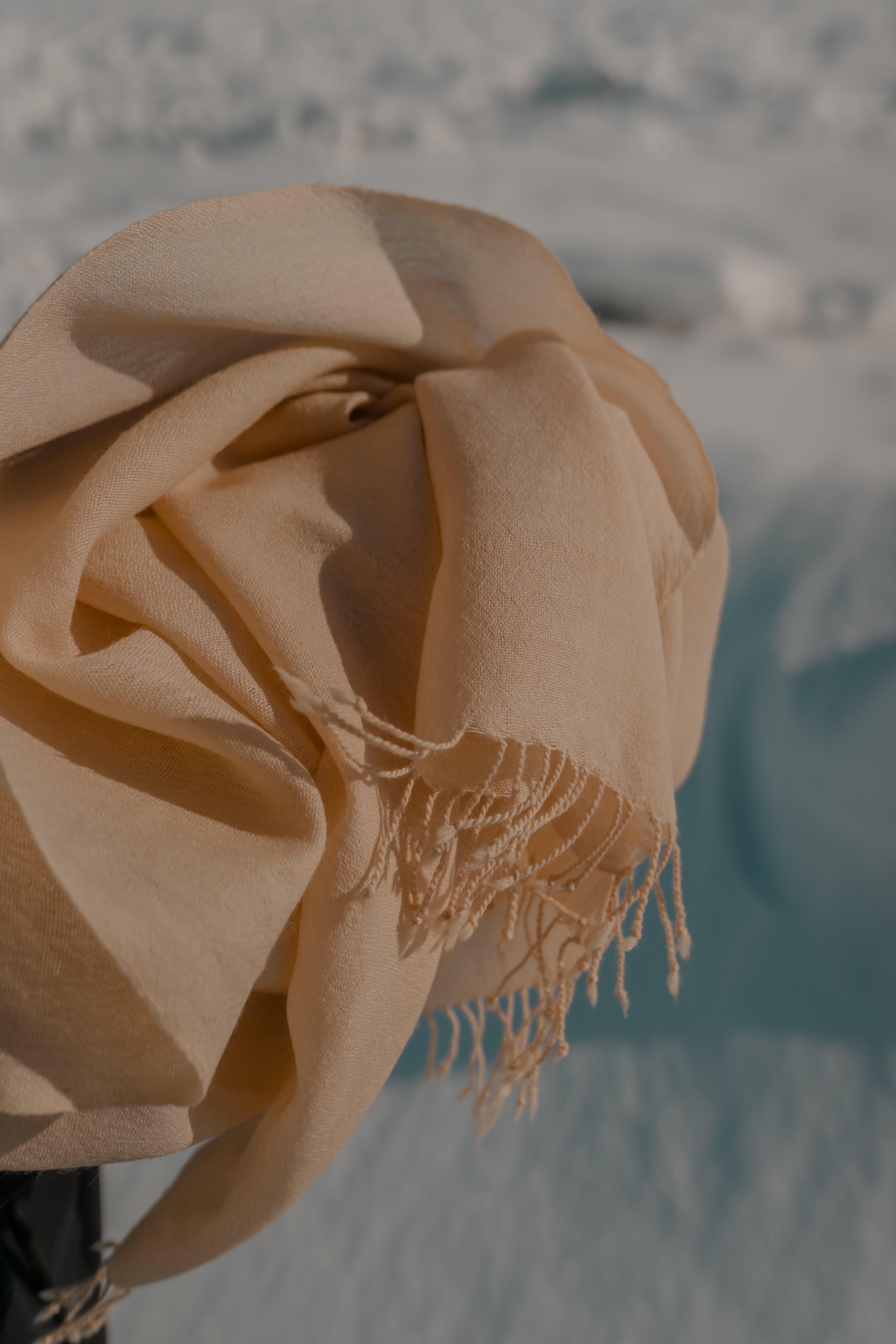 Foulard de mérinos – Sorgho