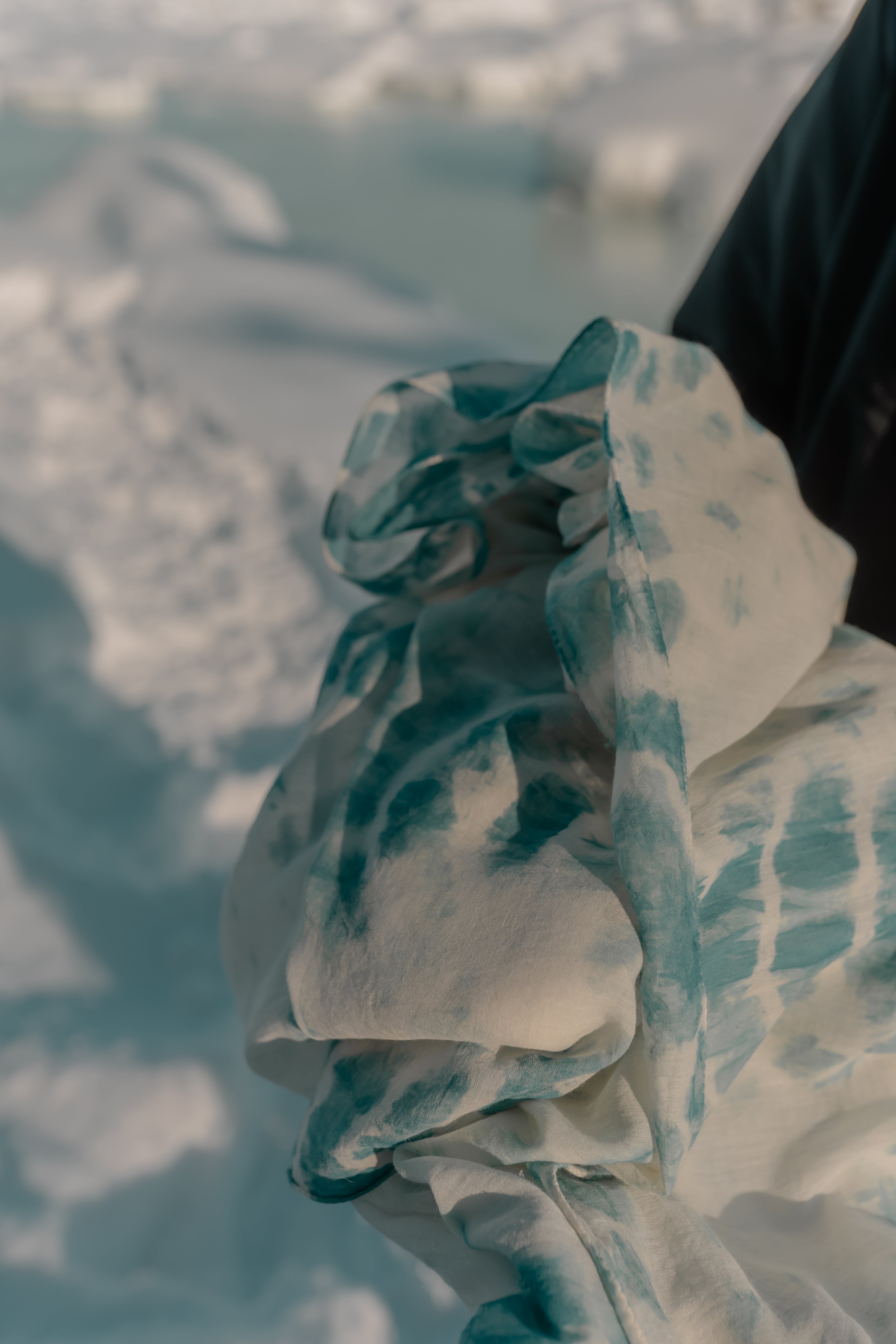 Foulard de coton – Indigo japonais