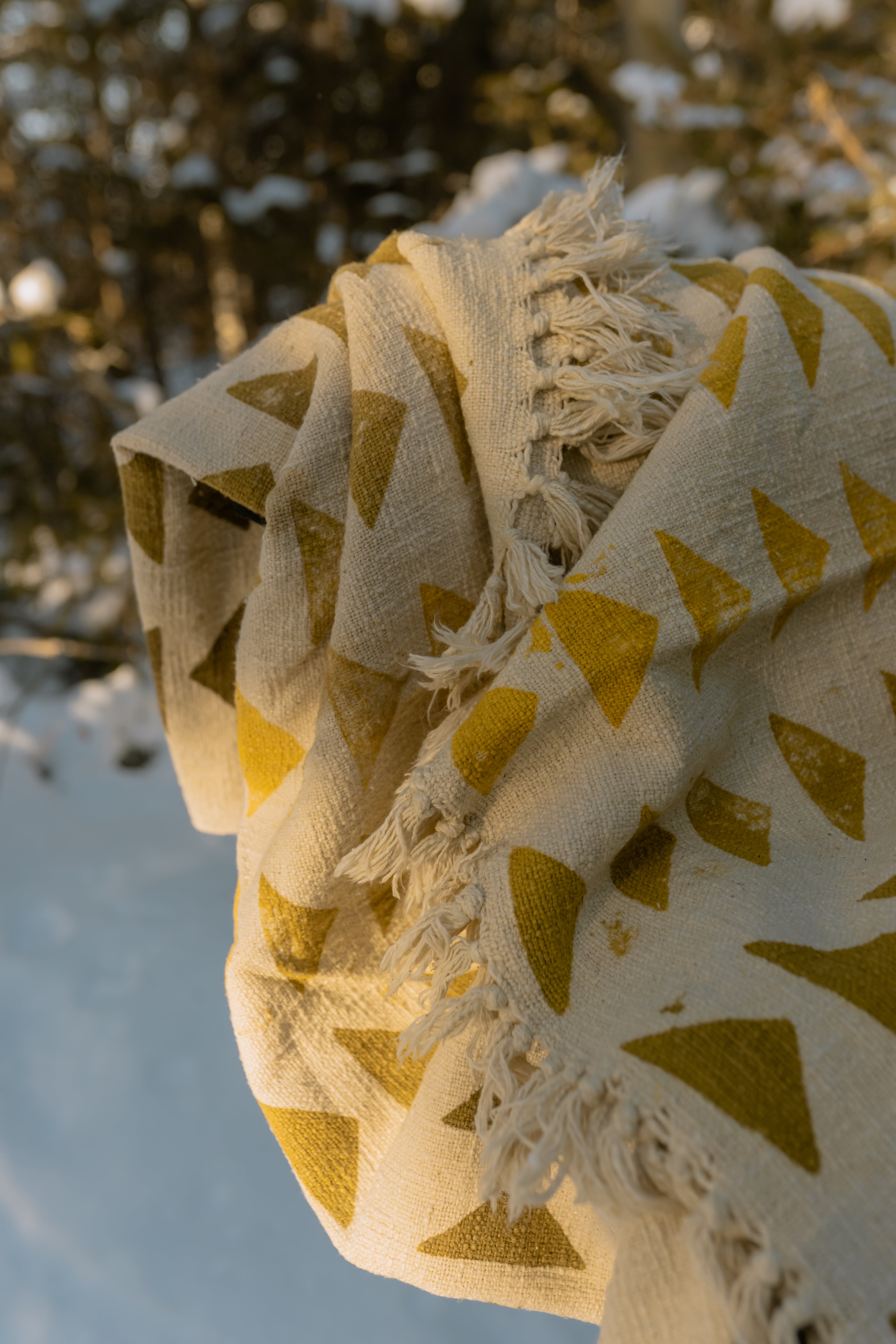 Jeté de coton – Verge d'or